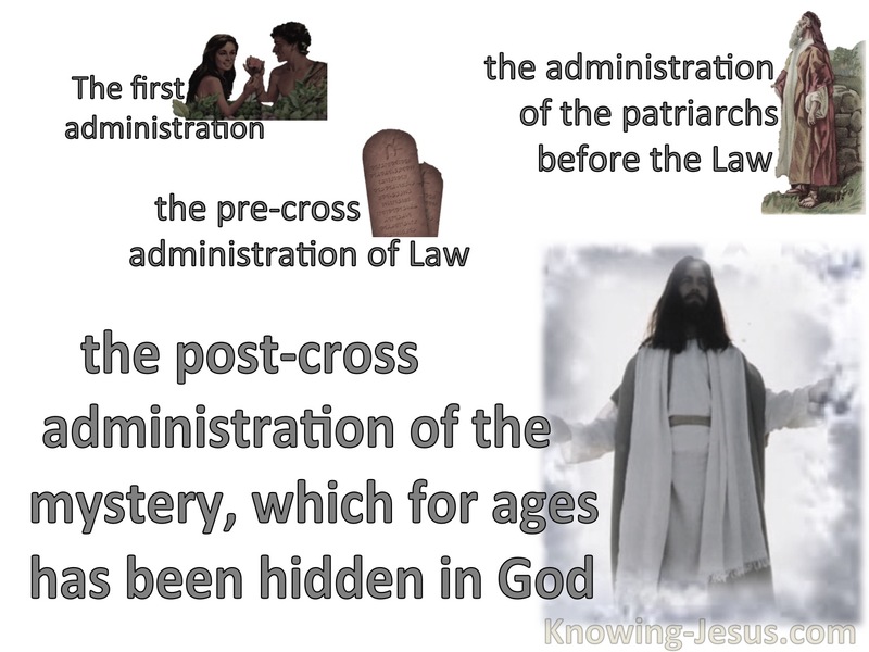 Ephesians 3:9 Administration Of The Mystery (white)